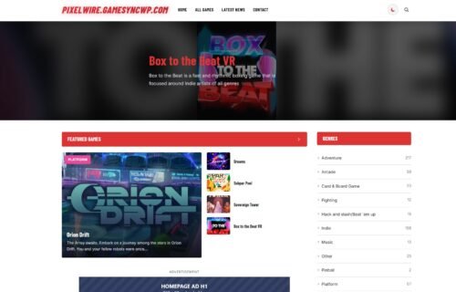Welcome to PixelWire: Your Games Site, Your Way