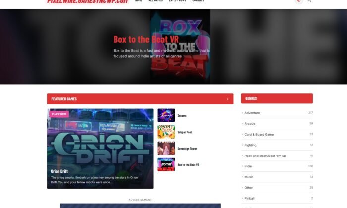 Welcome to PixelWire: Your Games Site, Your Way